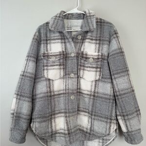 Abercrombie Women’s Plaid Button Up Jacket